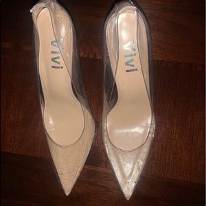 Clear Cinderella Pumps